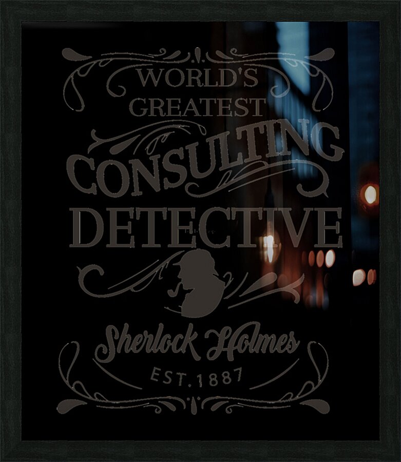 Sherlock Holmes 12 Picture Frame print