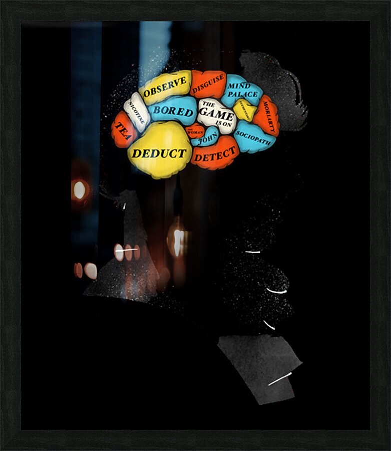 Sherlock Holmes 22 Picture Frame print