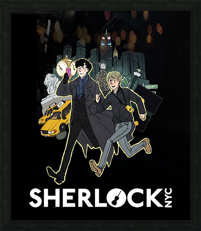 Sherlock Holmes 23 Picture Frame print