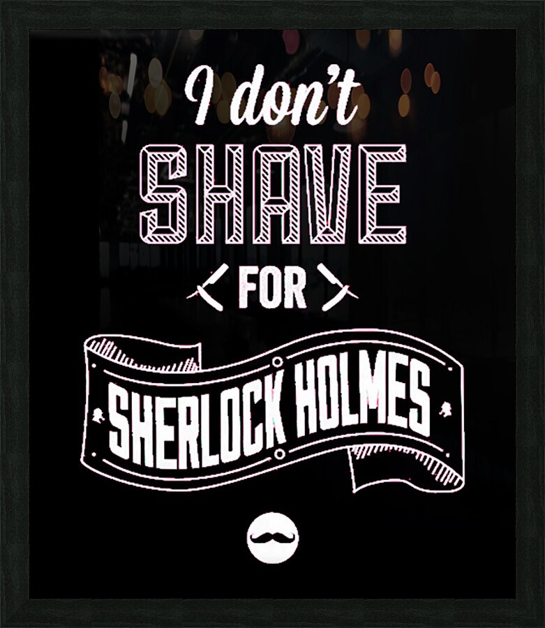 Sherlock Holmes 28 Picture Frame print