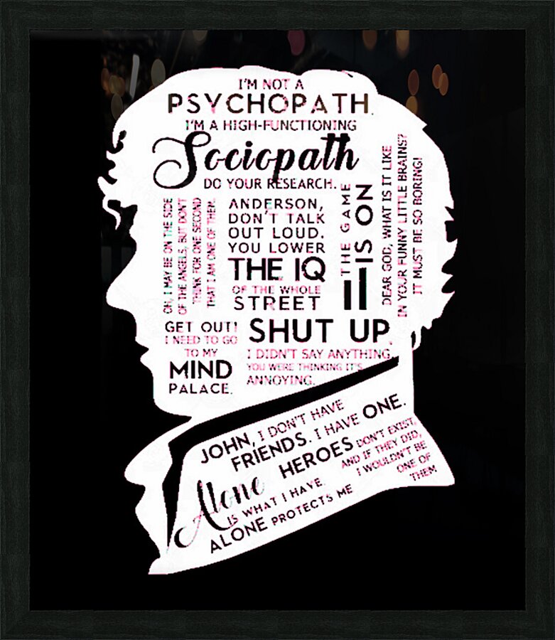 Sherlock Holmes 29 Picture Frame print
