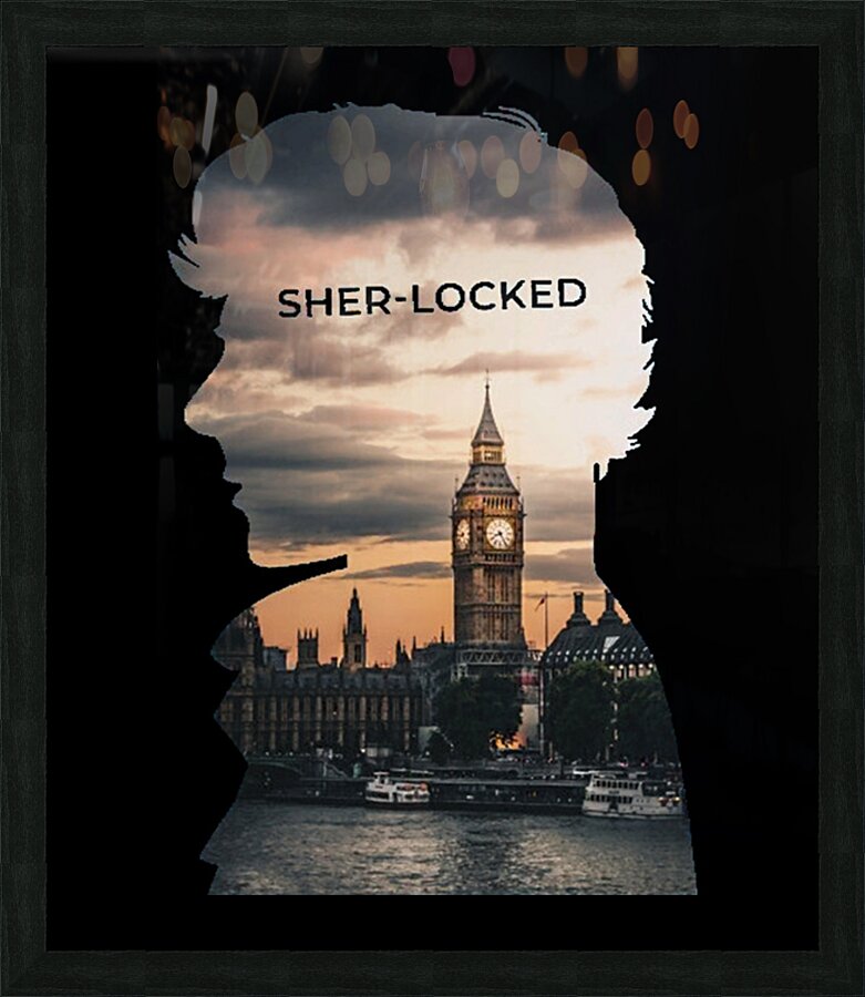 Sherlock Holmes 30 Picture Frame print