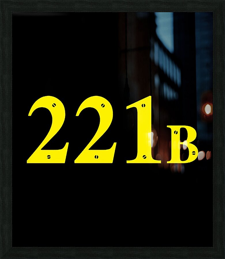 Sherlock Holmes 37 Picture Frame print