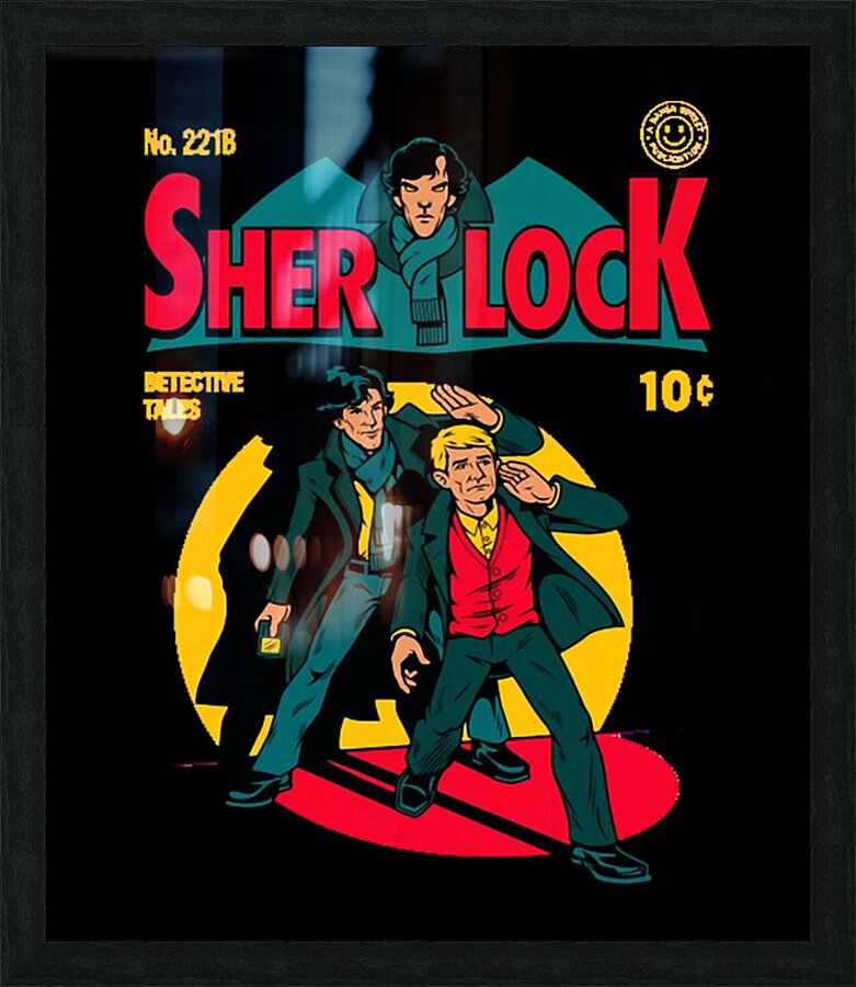 Sherlock Holmes 39 Picture Frame print