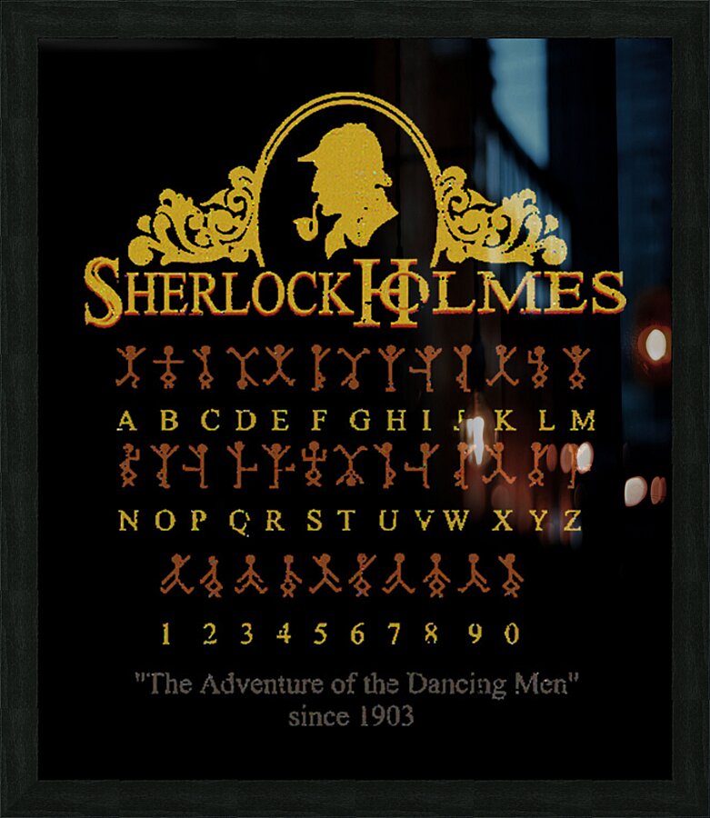Sherlock Holmes 41 Picture Frame print