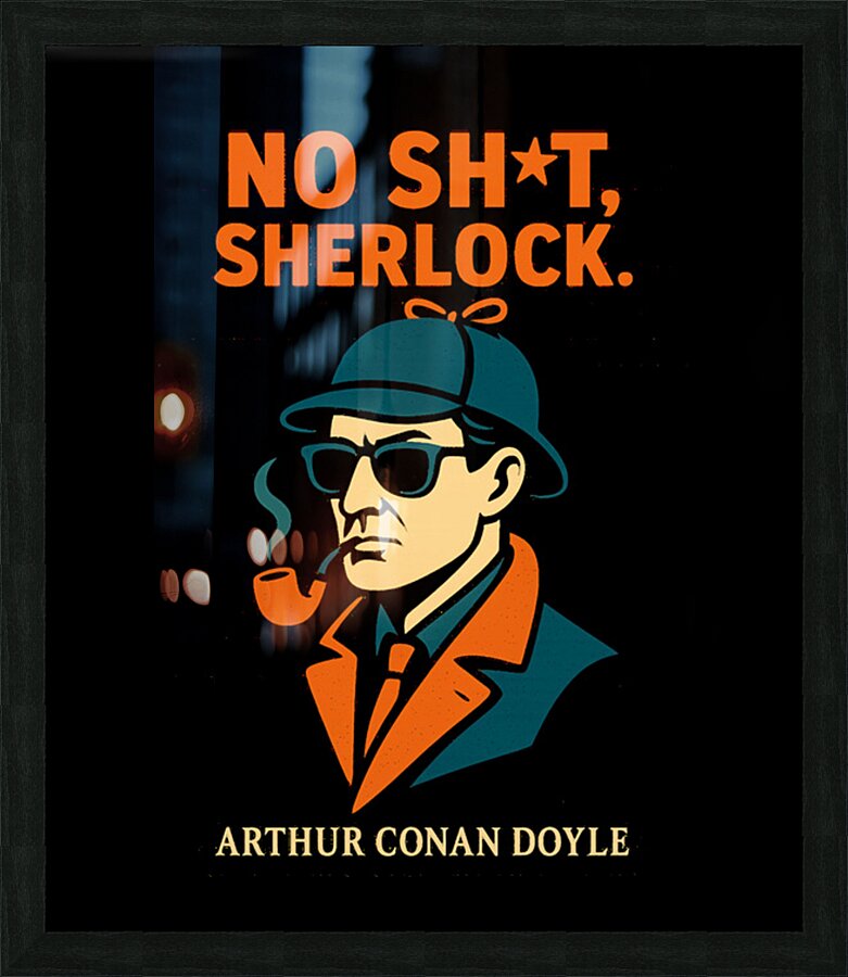 Sherlock Holmes 49 Picture Frame print