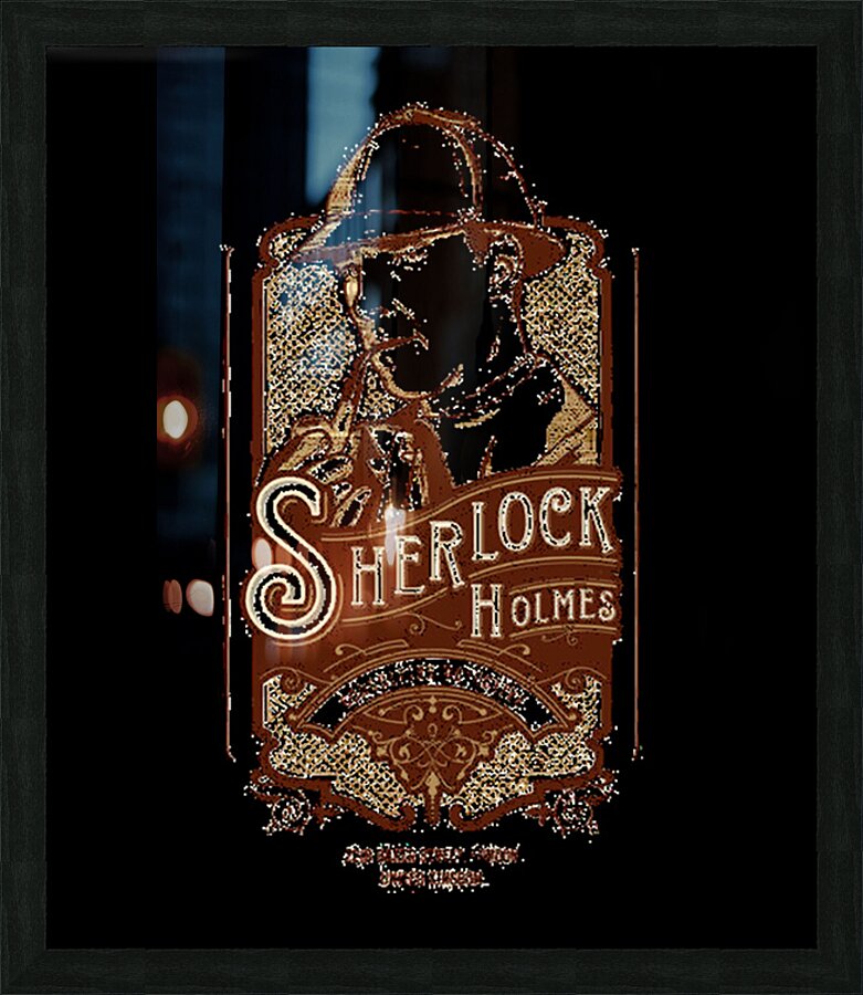 Sherlock Holmes 64 Picture Frame print
