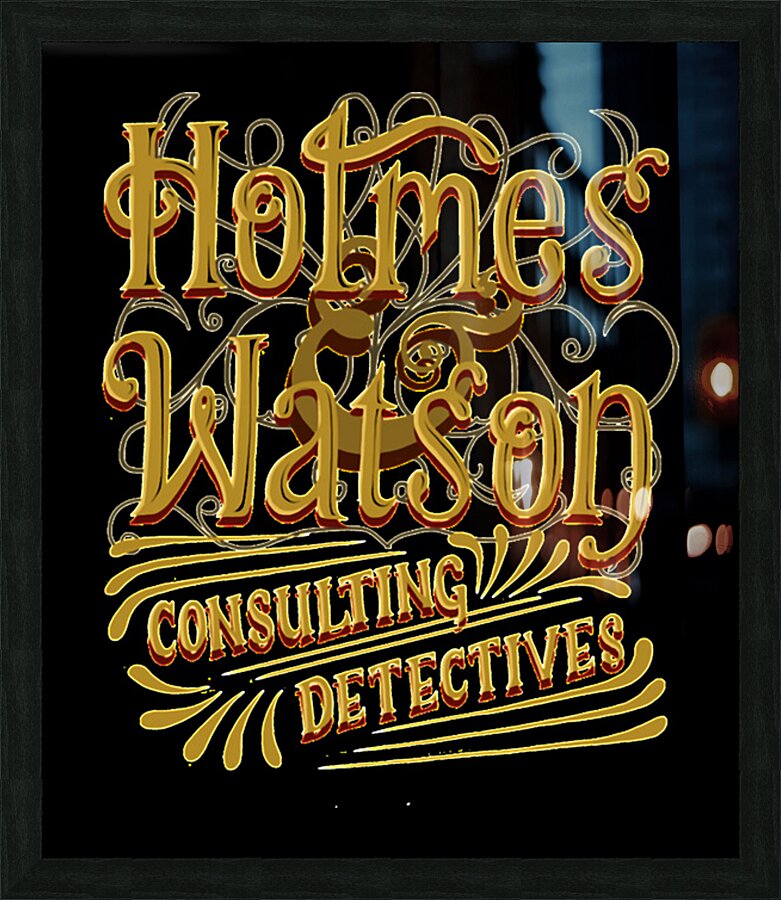 Sherlock Holmes 1 Picture Frame print