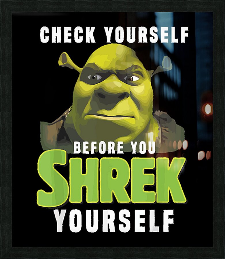 Shrek 1 Picture Frame print