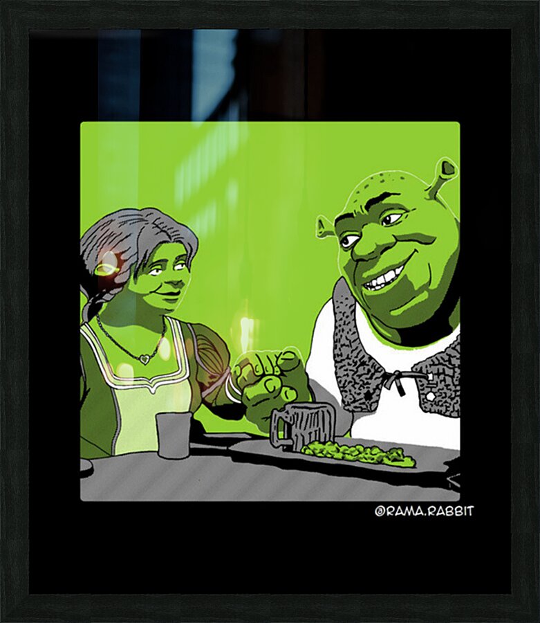 Shrek 3 Picture Frame print