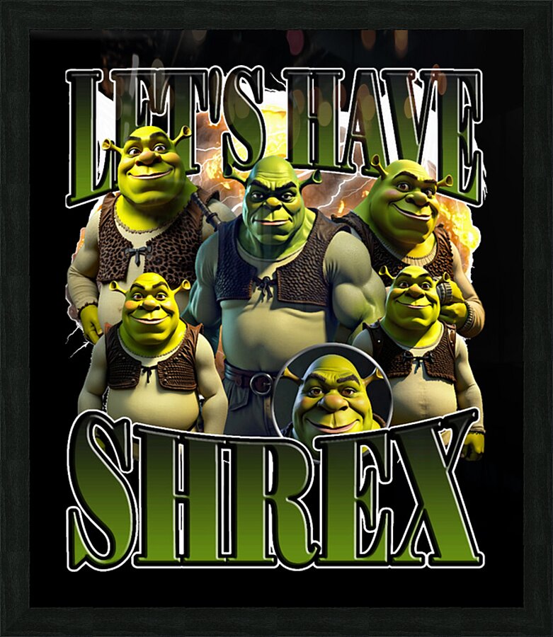 Shrek 4 Picture Frame print