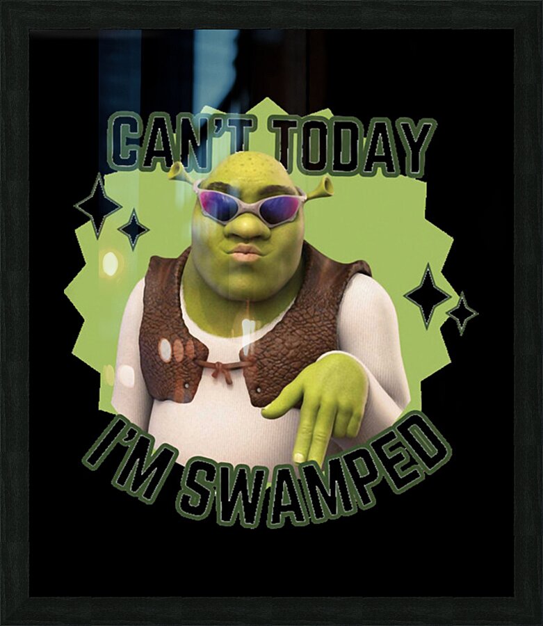 Shrek 7 Picture Frame print