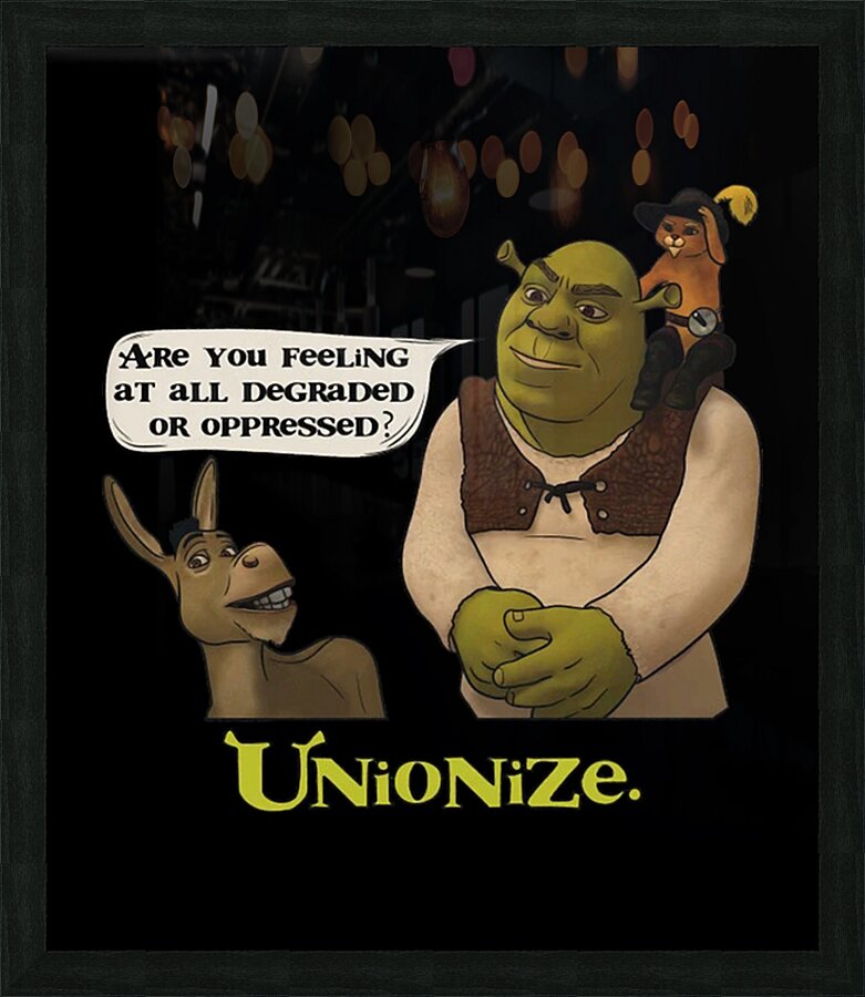 Shrek 8 Picture Frame print