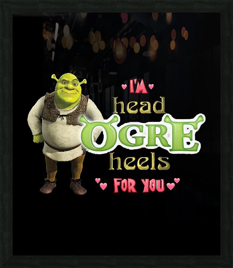 Shrek 9 Picture Frame print