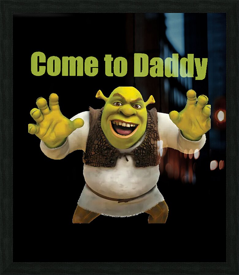 Shrek 10 Picture Frame print