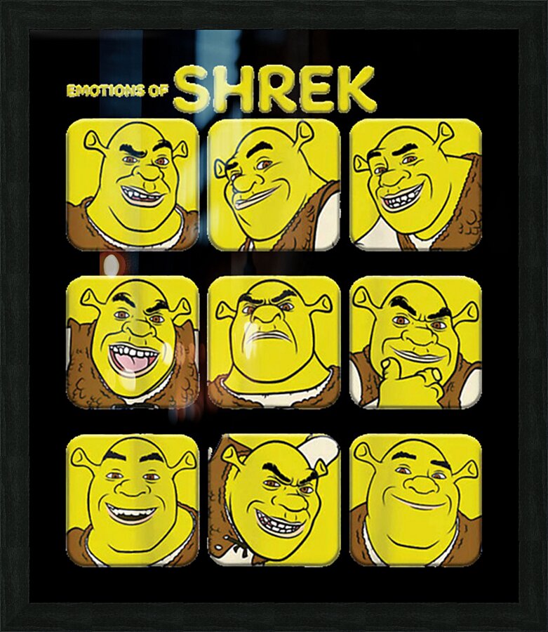 Shrek 11 Picture Frame print