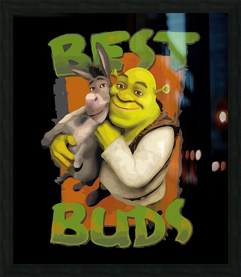 Shrek 12 Picture Frame print