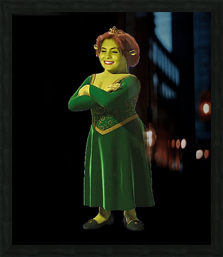 Shrek 13 Picture Frame print