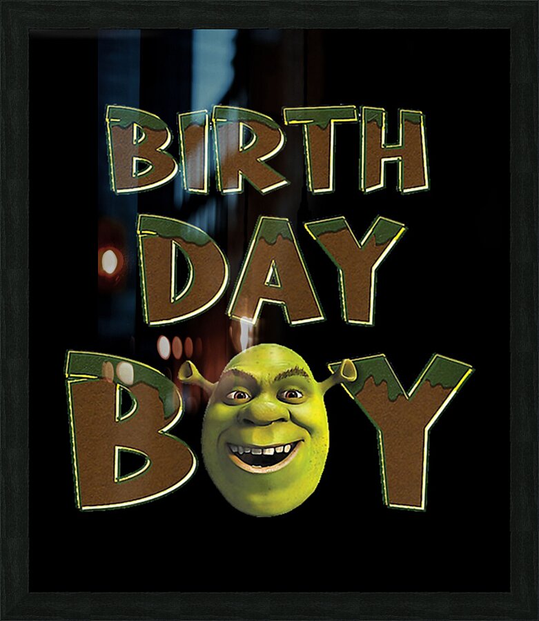 Shrek 15 Picture Frame print