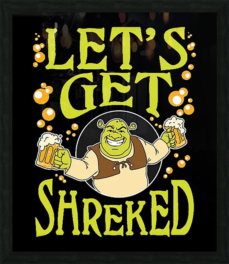 Shrek 18 Picture Frame print