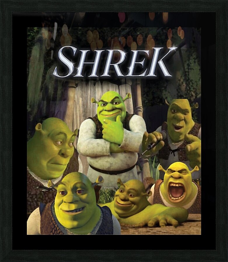 Shrek 19 Picture Frame print