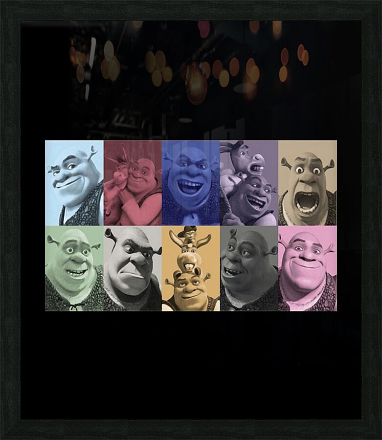 Shrek 20 Picture Frame print