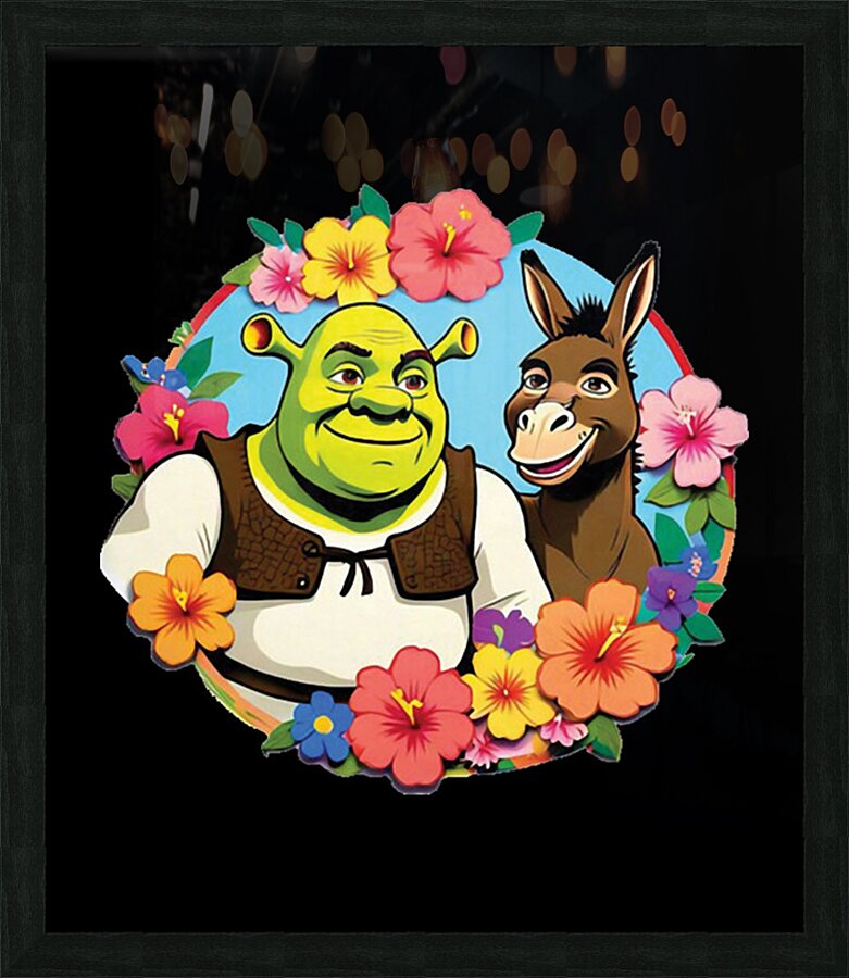 Shrek 24 Picture Frame print