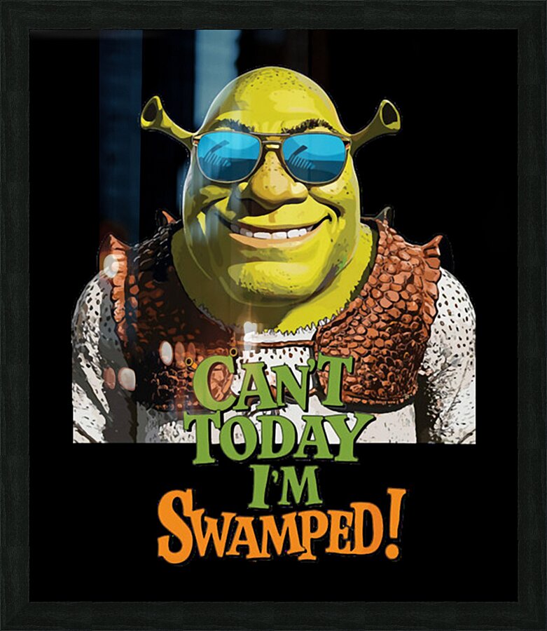 Shrek 25 Picture Frame print