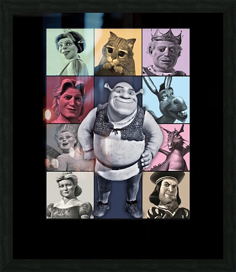 Shrek 27 Picture Frame print