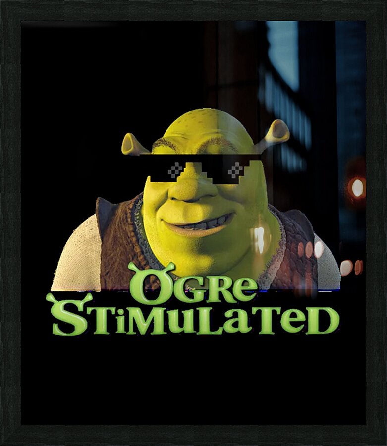 Shrek 28 Picture Frame print
