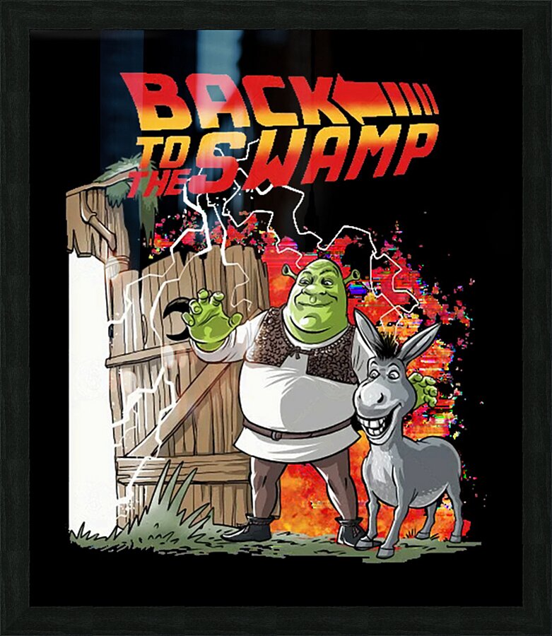 Shrek 31 Picture Frame print