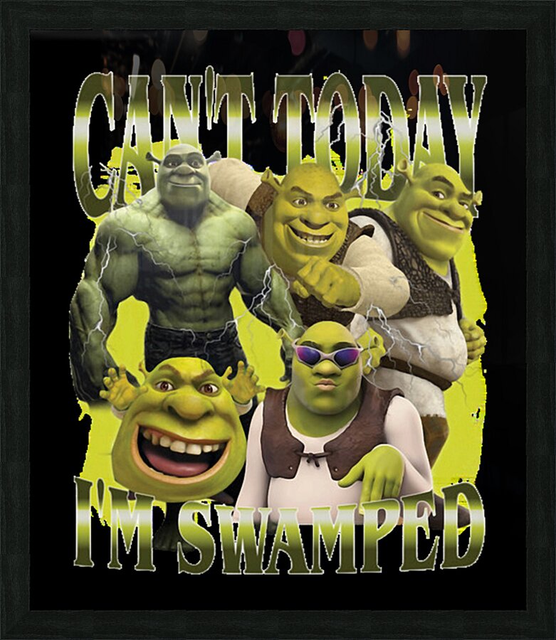 Shrek 32 Picture Frame print