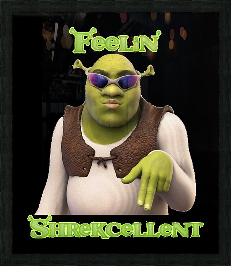Shrek 36 Picture Frame print