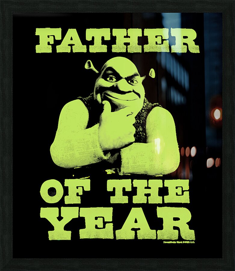 Shrek 40 Picture Frame print