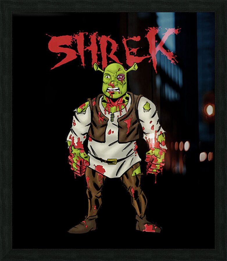 Shrek 41 Picture Frame print