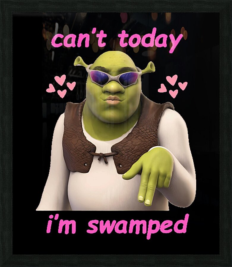 Shrek 45 Picture Frame print
