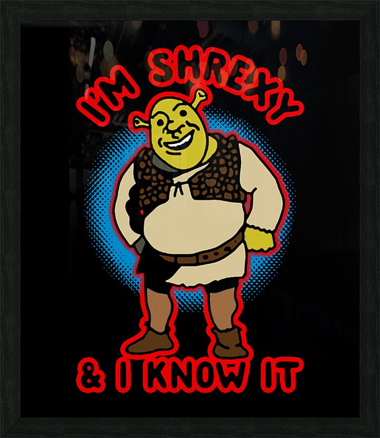 Shrek 47 Picture Frame print