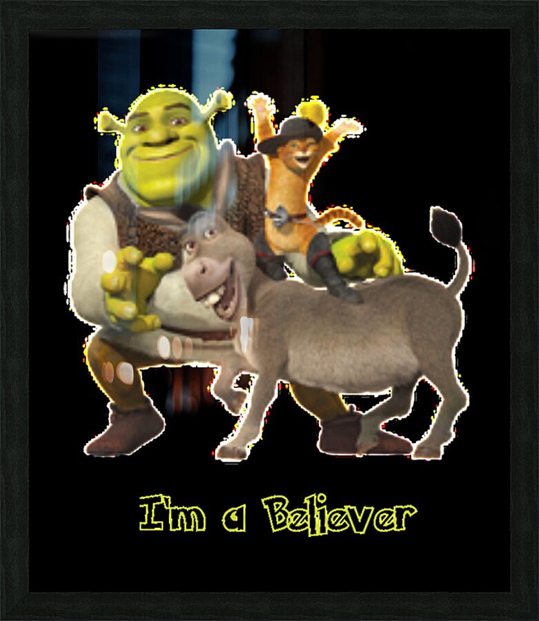 Shrek 49 Picture Frame print