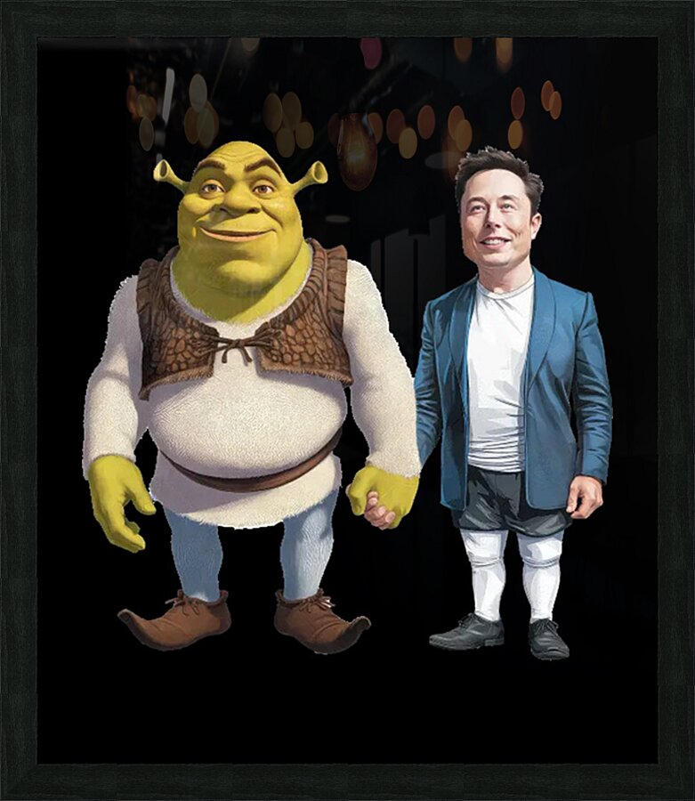Shrek 60 Picture Frame print