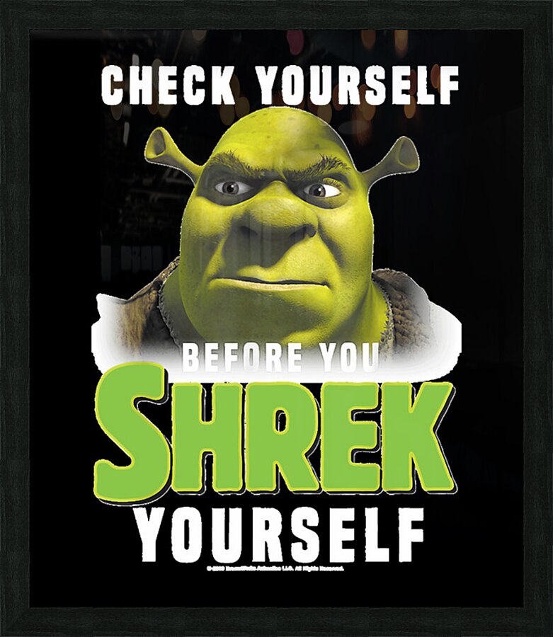 Shrek 61 Picture Frame print