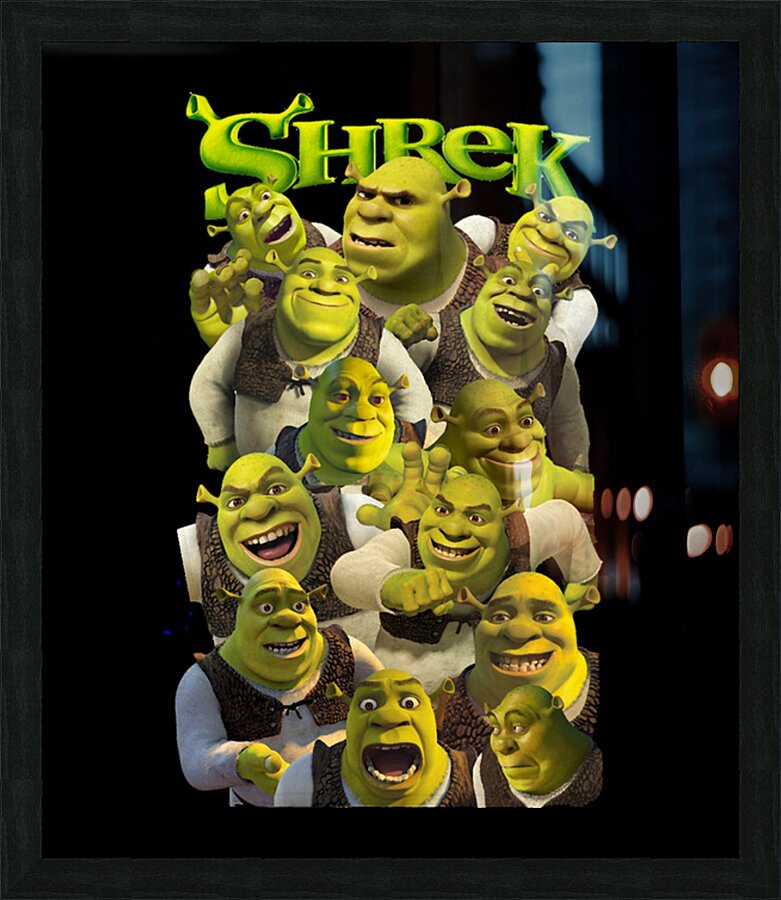 Shrek 64 Picture Frame print
