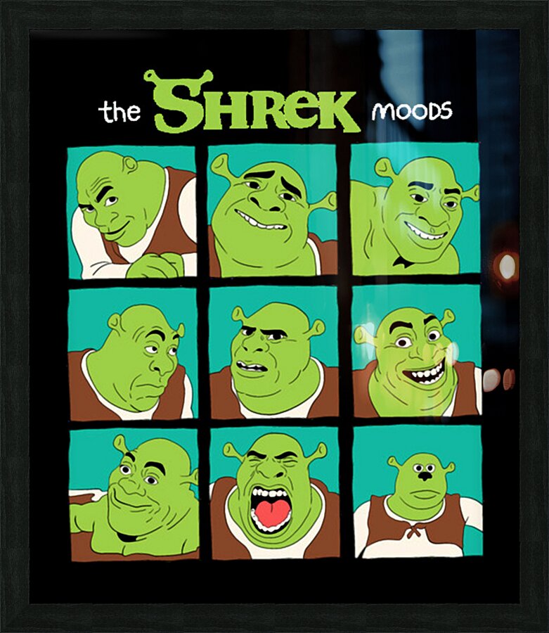 Shrek 1 Picture Frame print
