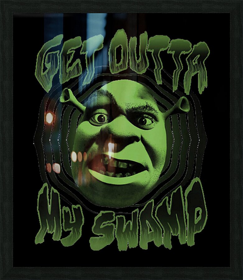 Shrek 7 Picture Frame print