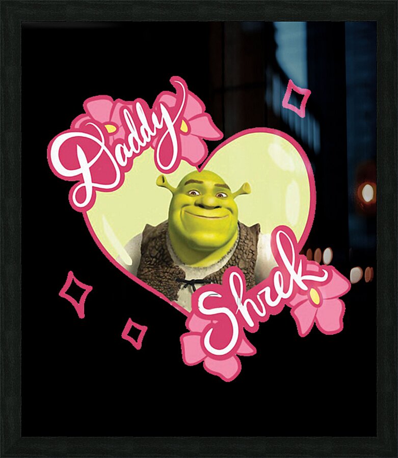 Shrek 8 Picture Frame print