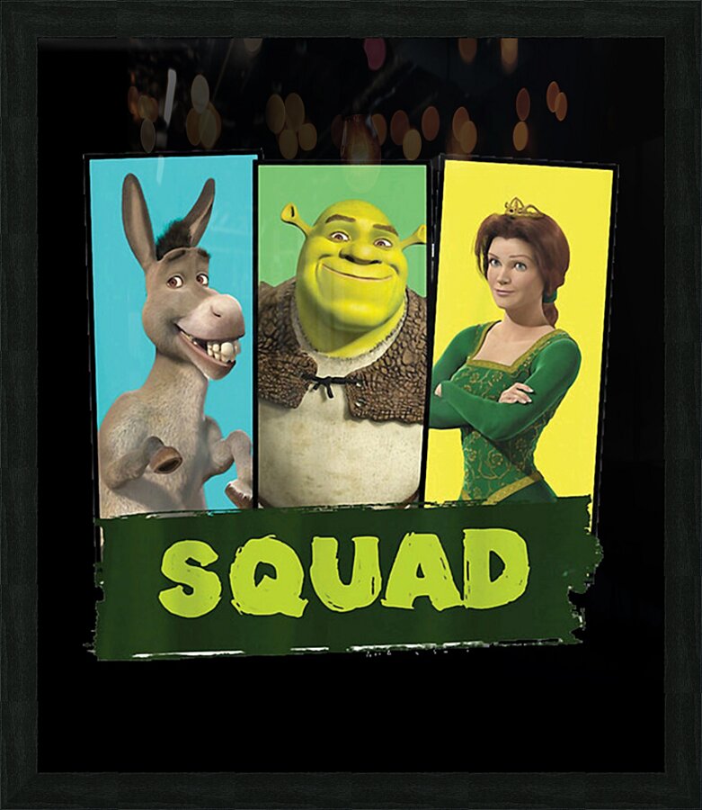 Shrek 9 Picture Frame print