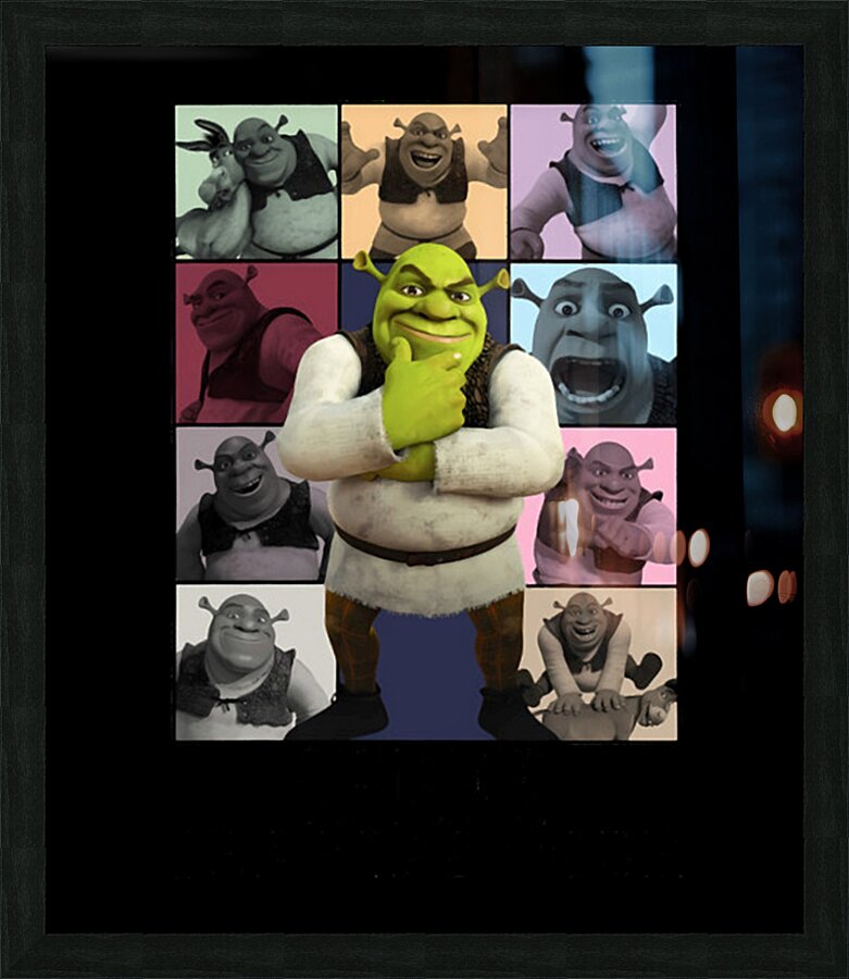 Shrek 13 Picture Frame print