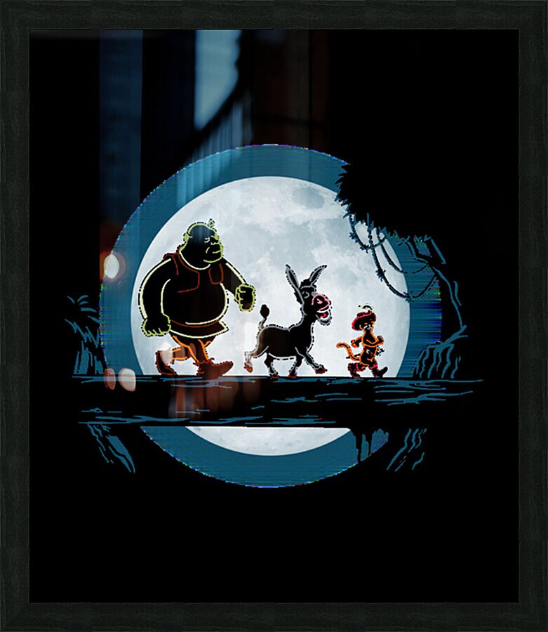 Shrek 16 Picture Frame print