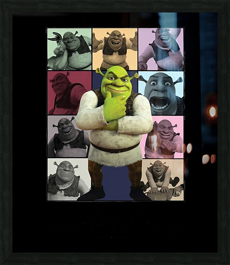 Shrek 24 Picture Frame print