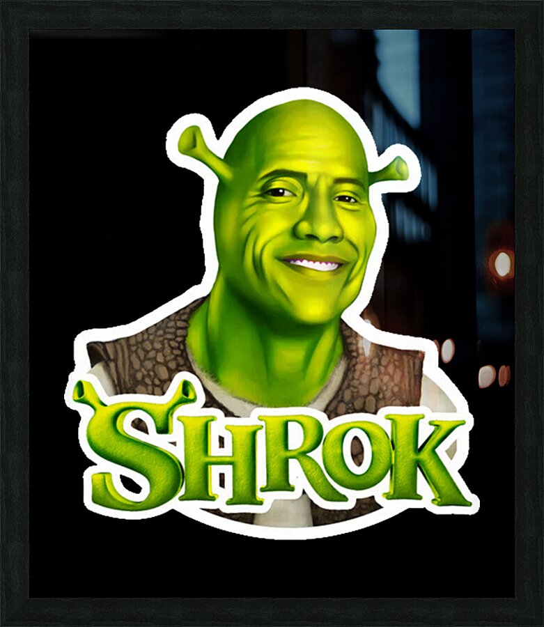 Shrek 25 Picture Frame print