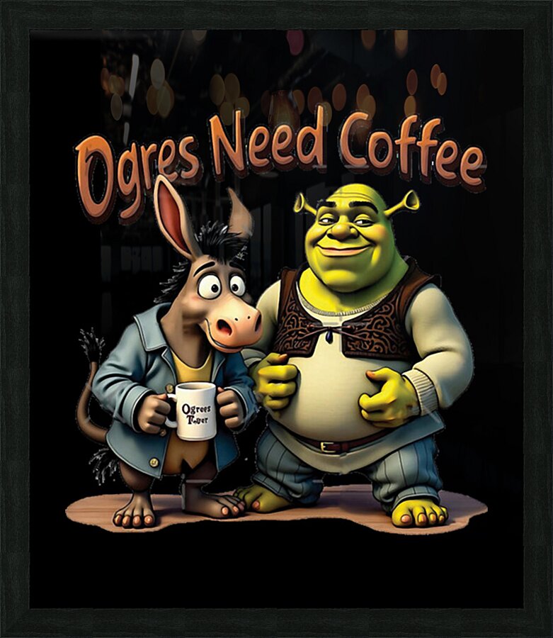 Shrek 35 Picture Frame print